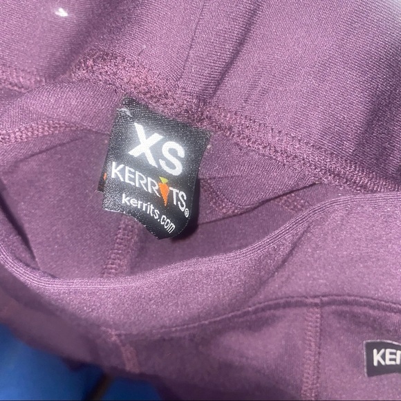 KERRITS Women Equestrian Riding Pants Breeches Plum Tights Leggings XS - Picture 4 of 6